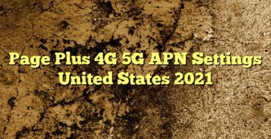 Page Plus 4G 5G APN Settings United States 2023