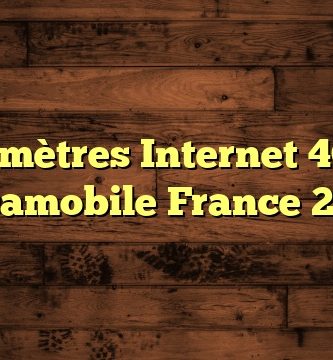 Paramètres Internet 4G 5G Lycamobile France 2023