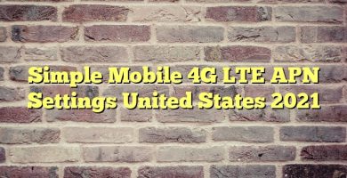 Simple Mobile 4G LTE APN Settings United States 2023