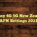 Skinny 4G 5G New Zealand APN Settings 2023