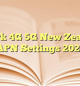 Spark 4G 5G New Zealand APN Settings 2023